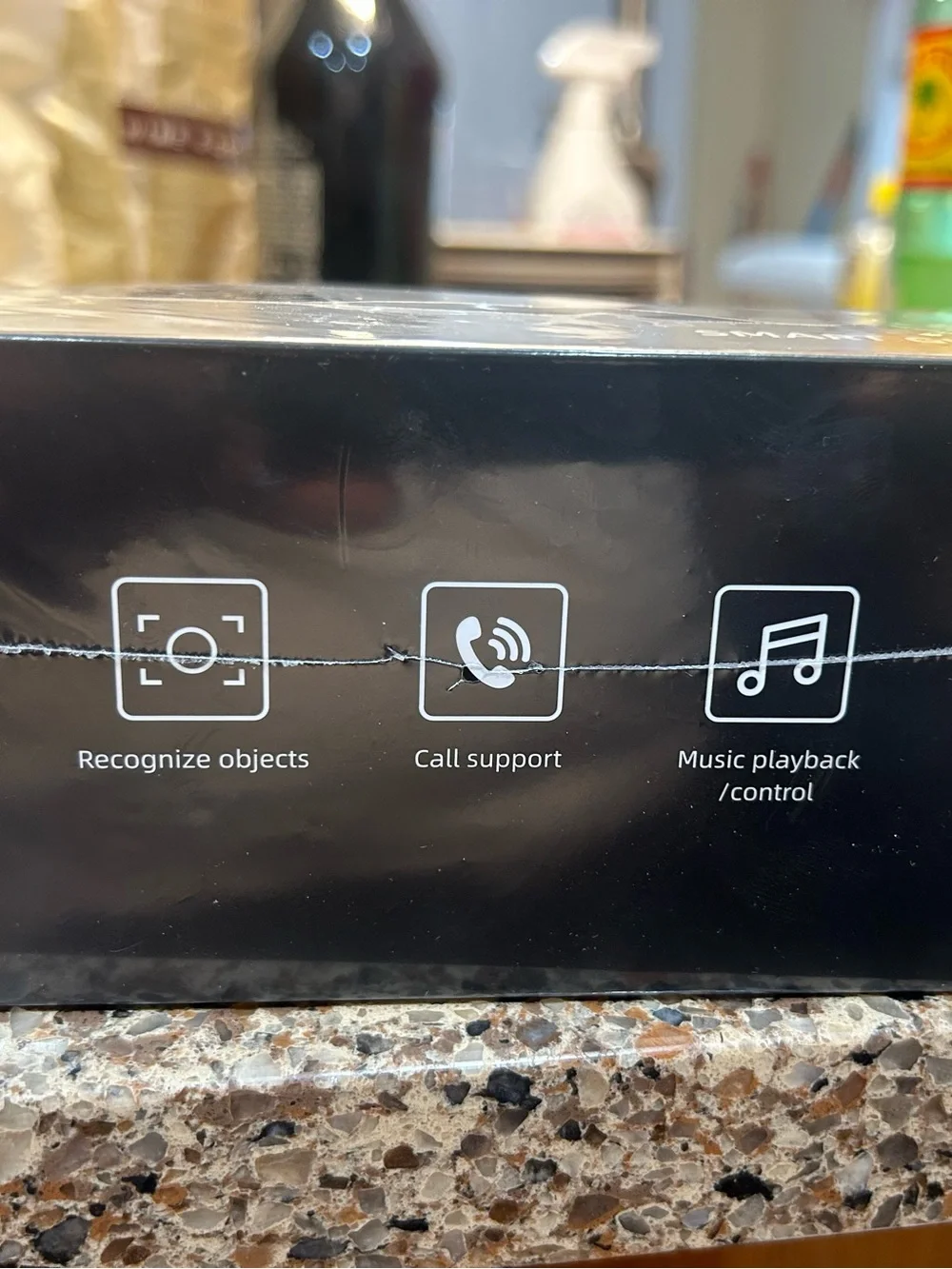 Smart Glasses in Black - Integrated Audio Wearable